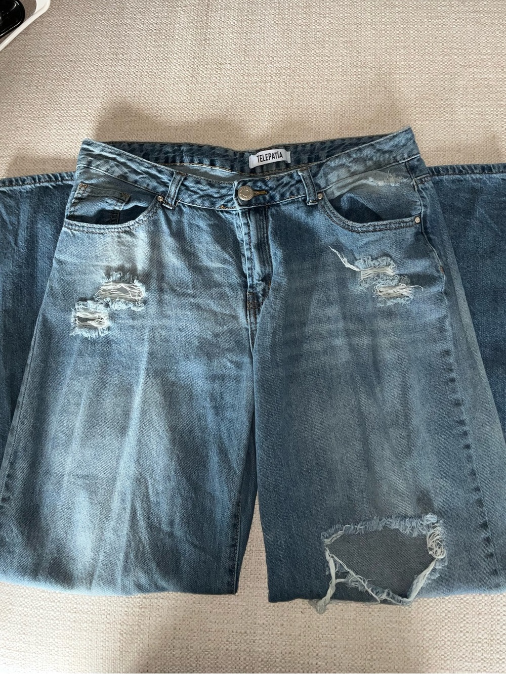 Distressed Blue Women’s Jeans